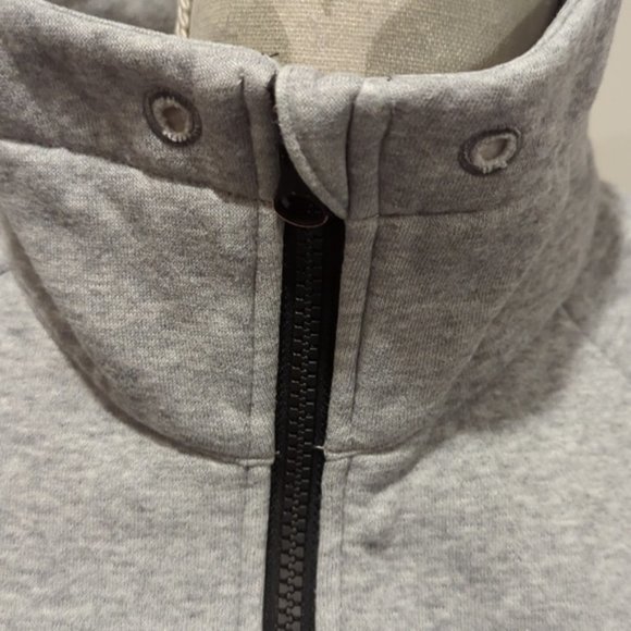 Lululemon &go Take-Off Fleece Heathered Medium Grey missing drawstring - Picture 14 of 16
